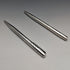 Circa 1970 British Vintage Yard O' Red Sterling Silver Propelled Pencil & Ballpoint Pen